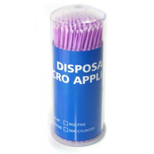 Micro Brush Aplicator Small - Eyelash Glue Removing 100τμχ