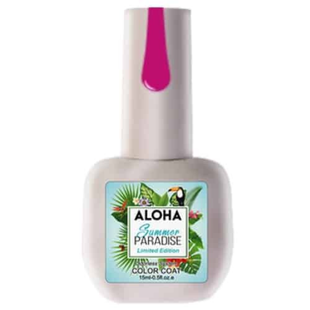 Aloha Ημιμόνιμο Βερνίκι Νυχιών ,15ml Χρώμα Sp 28 (Soft Raspberry Μωβ Βατόμουρου Απαλό)
