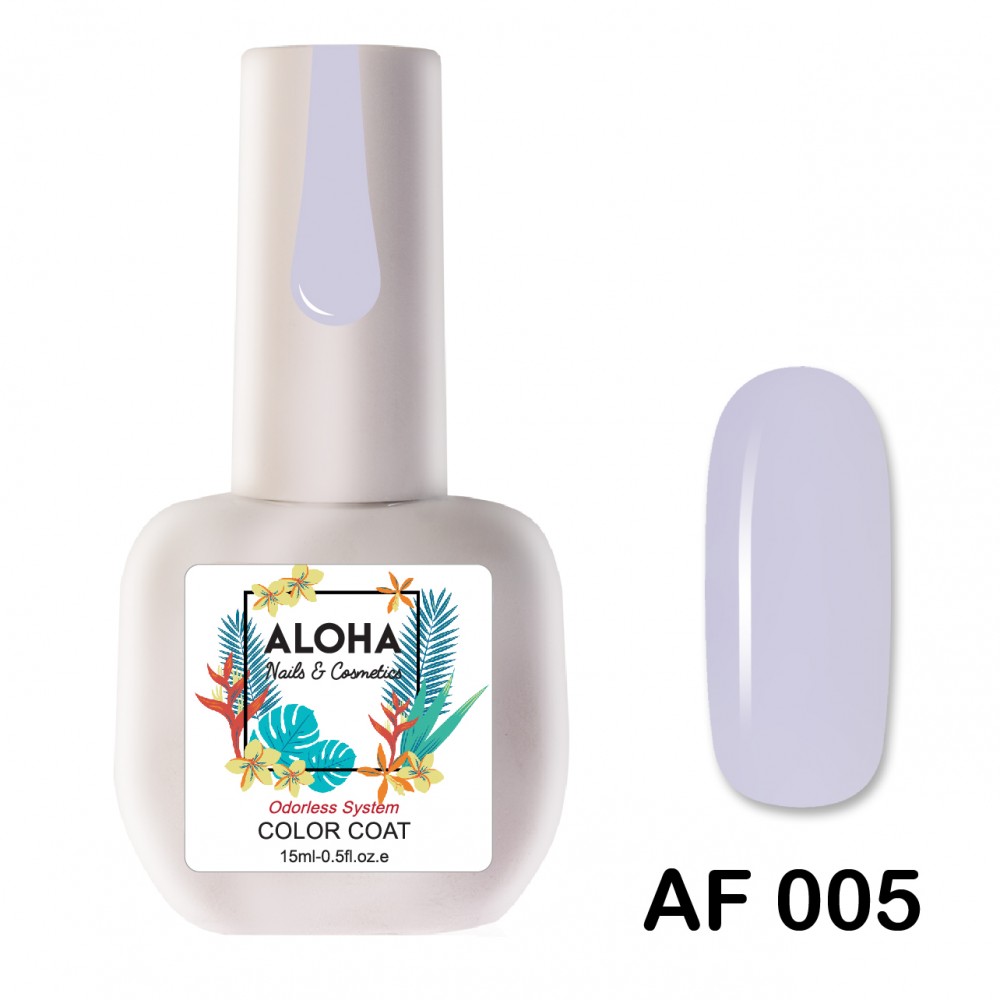 Aloha Ημιμόνιμο Βερνίκι Af 005 French Lilac ,15ml Aloha Ημιμόνιμο Βερνίκι Af 005 French Lilac ,15ml