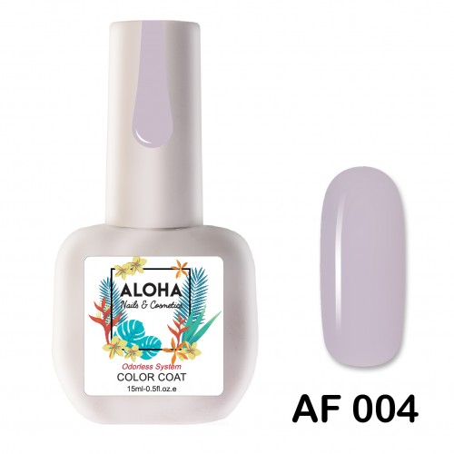 Aloha Ημιμόνιμο Βερνίκι Νυχιών Af004 Light Pink Lavender ,15ml
