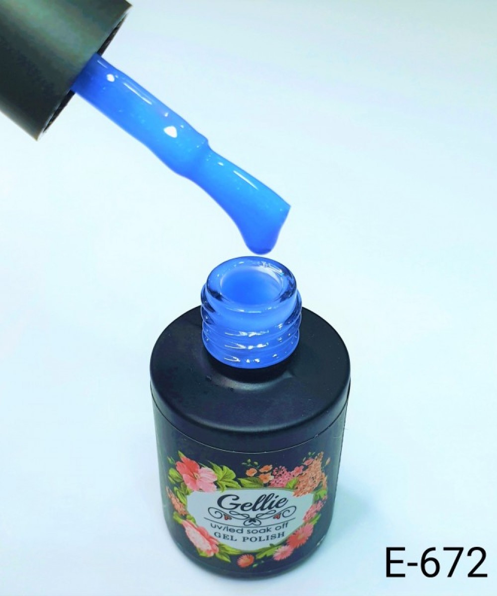 Gellie Ημιμόνιμο Βερνίκι Νυχιών E672 ,10ml