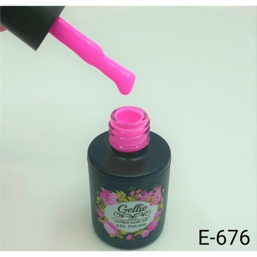 Gellie Ημιμόνιμο Βερνίκι Νυχιών E676 ,10ml