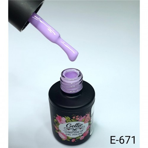 Gellie Ημιμόνιμο Βερνίκι Νυχιών E671 ,10ml