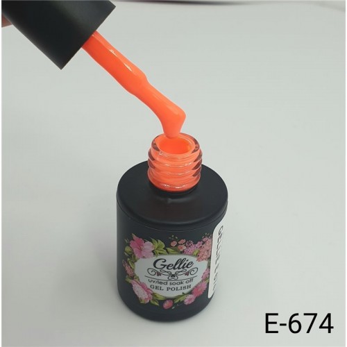 Gellie Ημιμόνιμο Βερνίκι Νυχιών E674 ,10ml