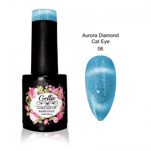 Gellie Ημιμόνιμο Βερνίκι Aurora Diamond Cat Eye 06 ,10ml