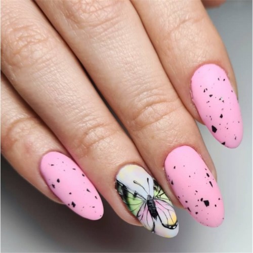 Gellie Ημιμόνιμο Βερνίκι Νυχιών Velvet Matte Top Coat Small Dot ,10ml