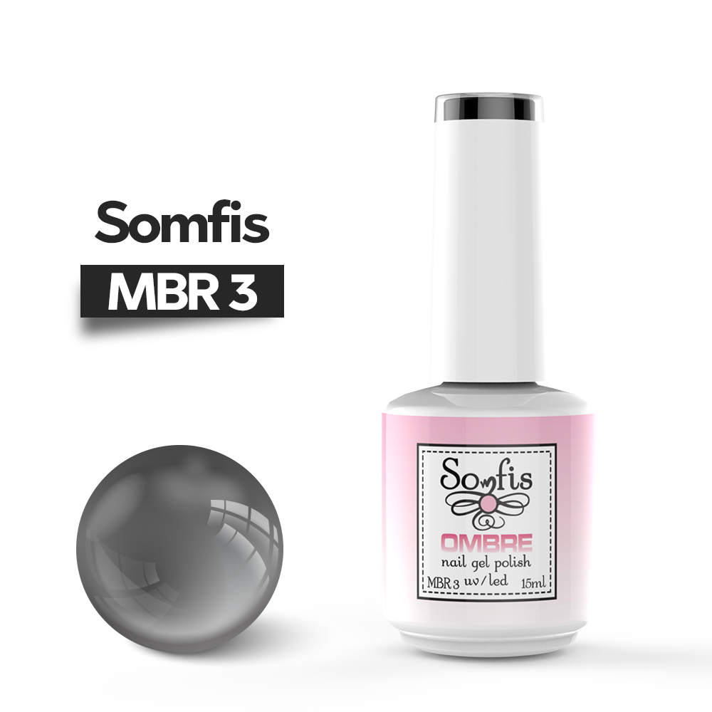 Somfis Ημιμόνιμο Βερνίκι Νυχιών Ombre 3 ,15ml *