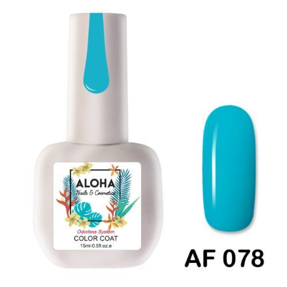 Aloha Ημιμόνιμο Βερνίκι Νυχιών Af078 ,15ml