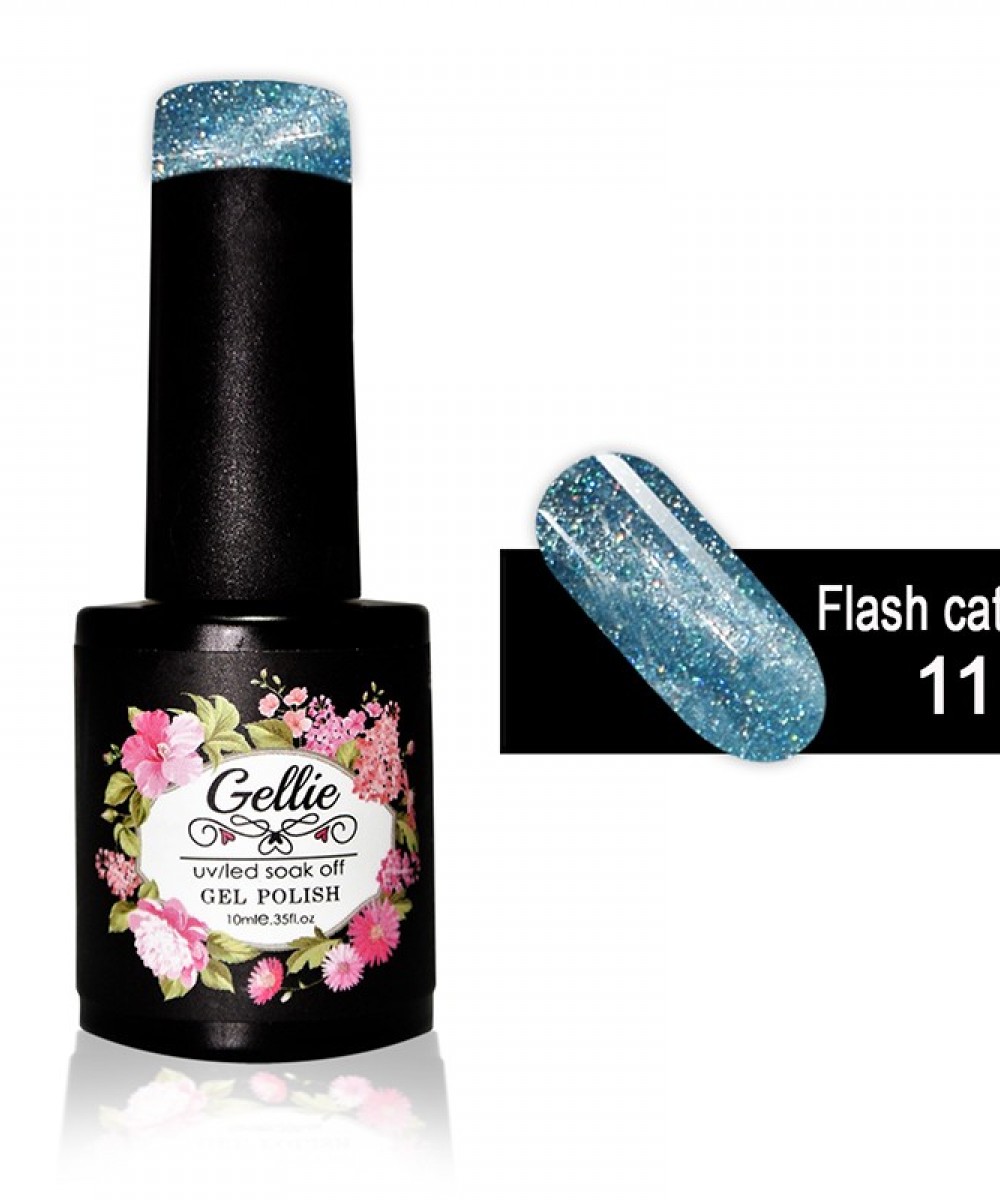 Gellie Ημιμόνιμο Βερνίκι Νυχιών Flash Cat Eye 11 ,10ml