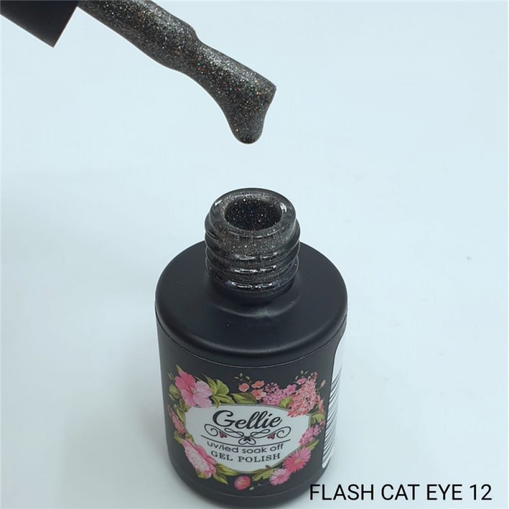 Gellie Ημιμόνιμο Βερνίκι Νυχιών Flash Cat Eye 12 ,10ml