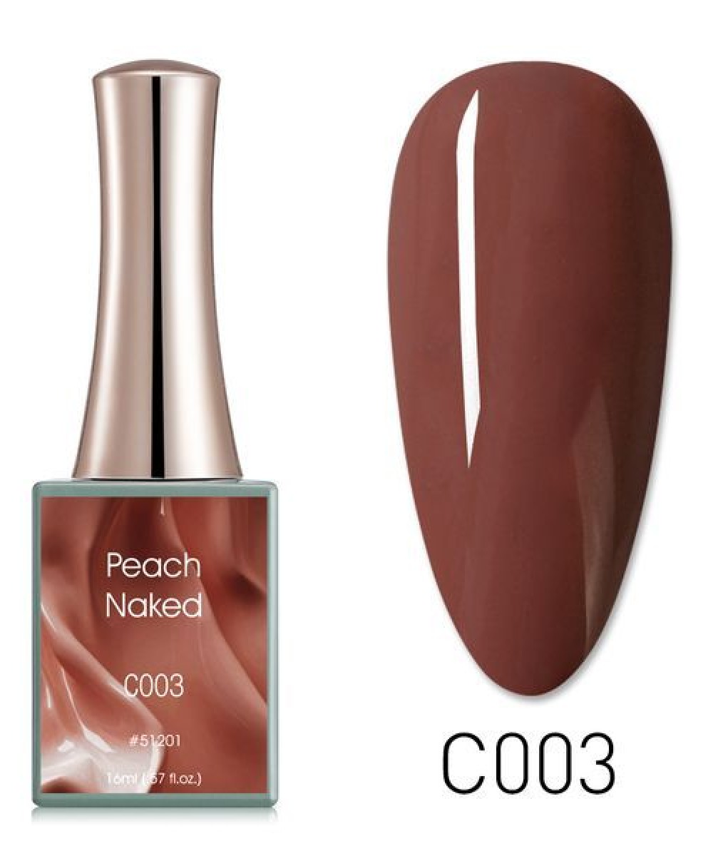 Canni Ημιμόνιμο Βερνίκι Νυχιών Peach Naked C03 ,16ml *