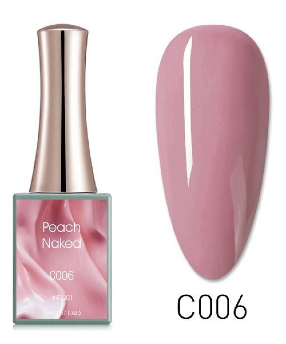 Canni Ημιμόνιμο Βερνίκι Νυχιών Peach Naked C06 ,16ml *