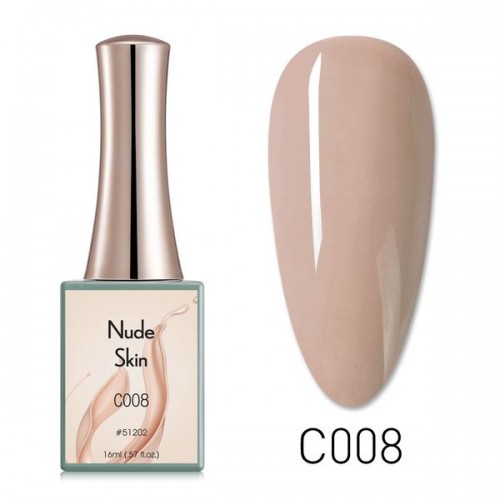 Canni Ημιμόνιμο Βερνίκι Νυχιών Nude Skin C08 ,16ml *