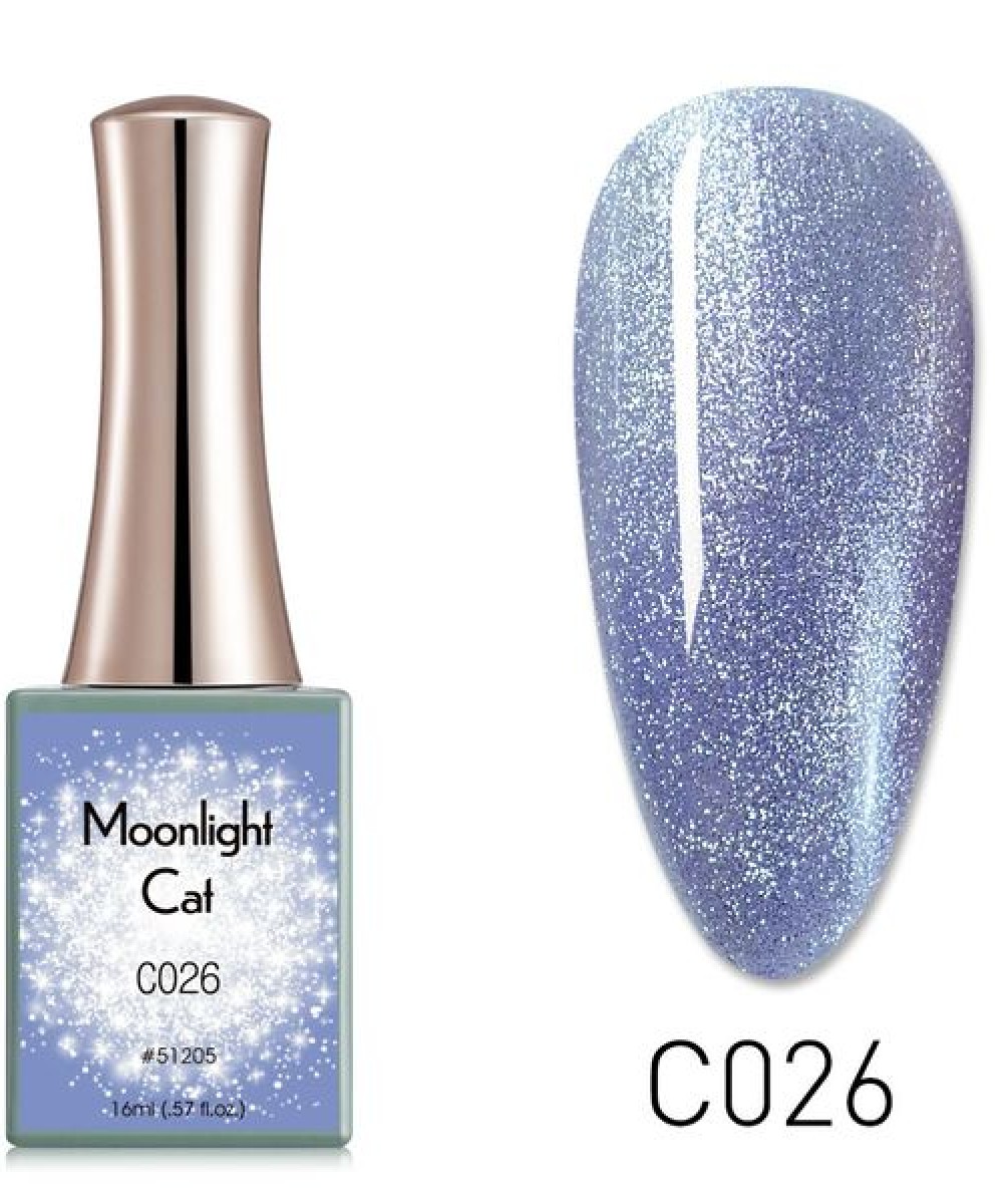 Canni Ημιμόνιμο Βερνίκι Νυχιών Moonlight Cat C26 ,16ml *