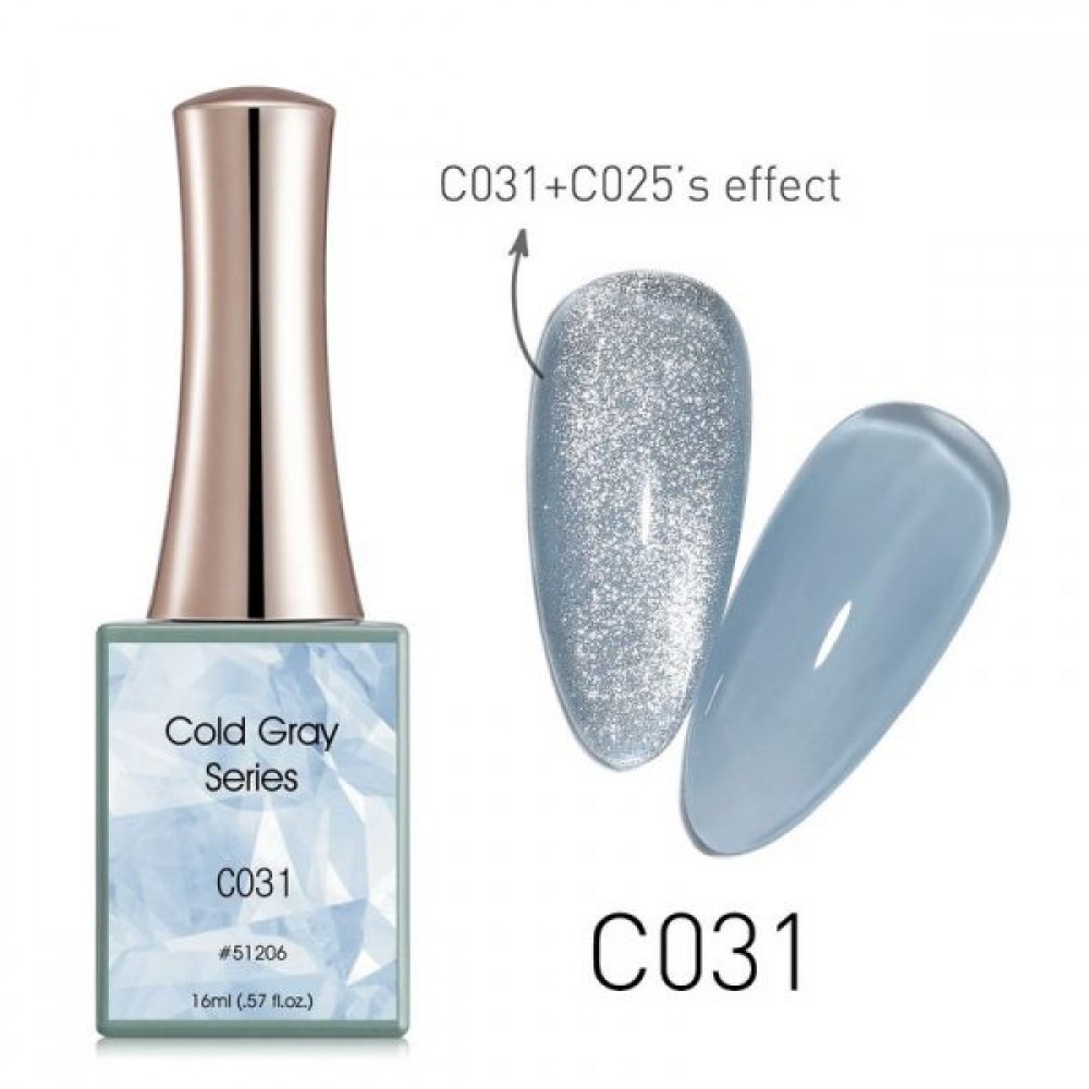 Canni Ημιμόνιμο Βερνίκι Νυχιών Cold Gray C31 ,16ml Canni Ημιμόνιμο Βερνίκι Νυχιών Cold Gray C31 ,16ml
