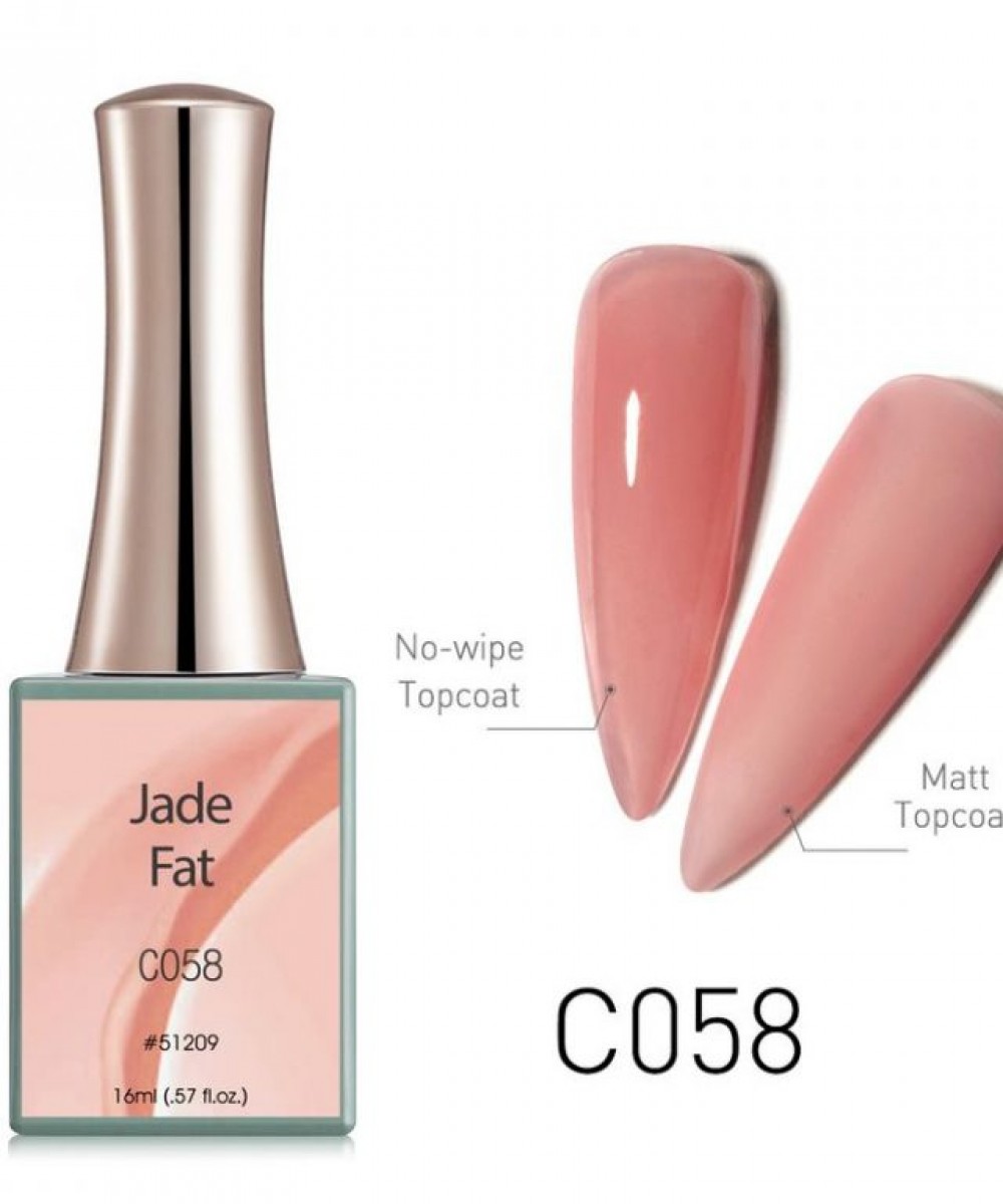 Canni Ημιμόνιμο Βερνίκι Νυχιών Jade Fat C58 ,16ml