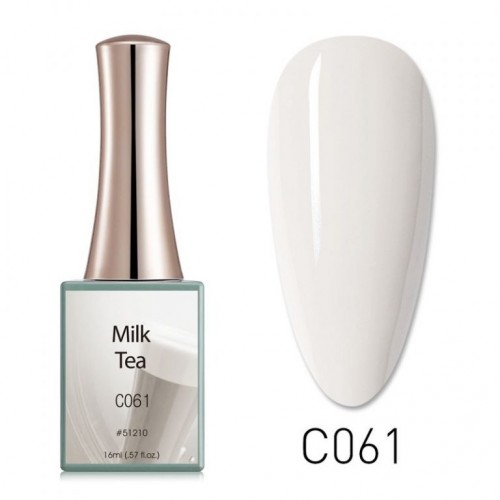 Canni Ημιμόνιμο Βερνίκι Νυχιών Milk Tea C61 ,16ml