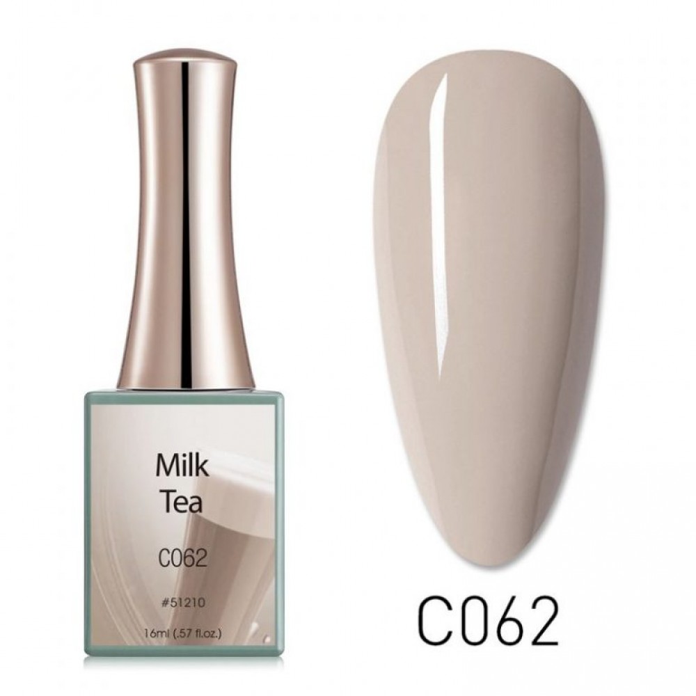 Canni Ημιμόνιμο Βερνίκι Νυχιών Milk Tea C62 ,16ml