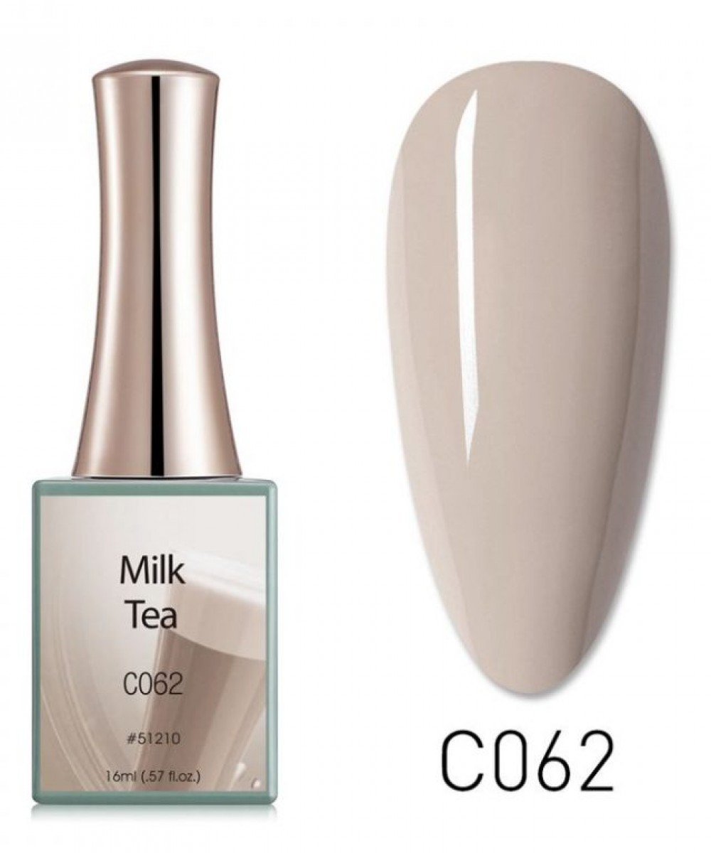 Canni Ημιμόνιμο Βερνίκι Νυχιών Milk Tea C62 ,16ml