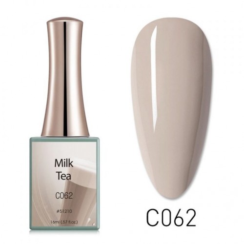 Canni Ημιμόνιμο Βερνίκι Νυχιών Milk Tea C62 ,16ml