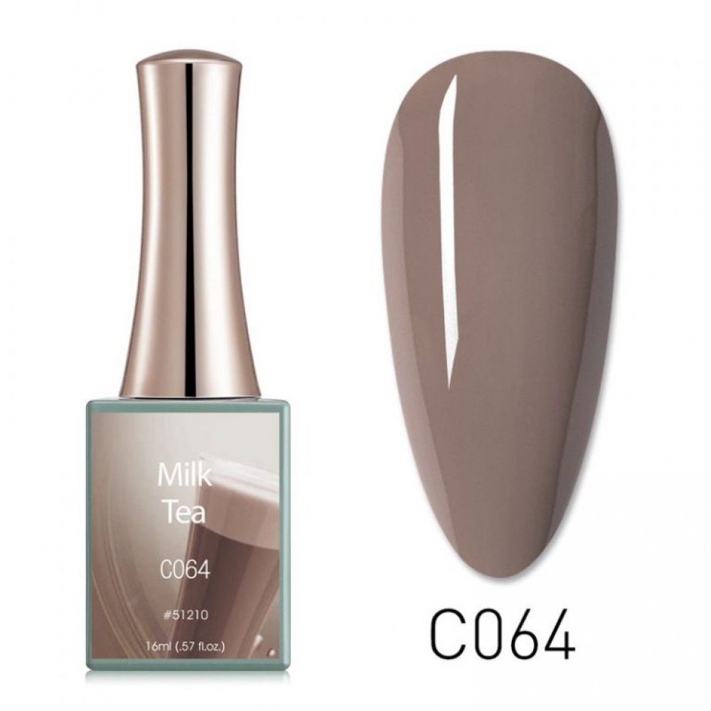 Canni Ημιμόνιμο Βερνίκι Νυχιών Milk Tea C64 ,16ml *