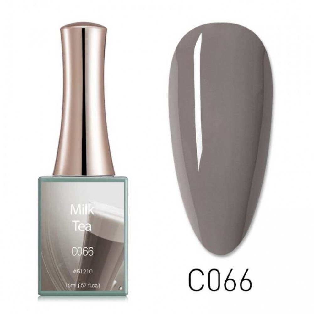 Canni Ημιμόνιμο Βερνίκι Νυχιών Milk Tea C66 ,16ml
