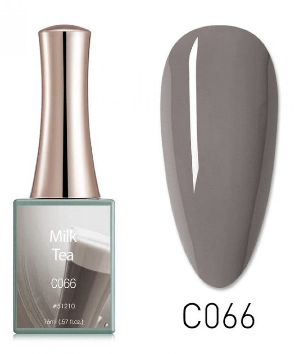 Canni Ημιμόνιμο Βερνίκι Νυχιών Milk Tea C66 ,16ml