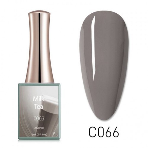 Canni Ημιμόνιμο Βερνίκι Νυχιών Milk Tea C66 ,16ml