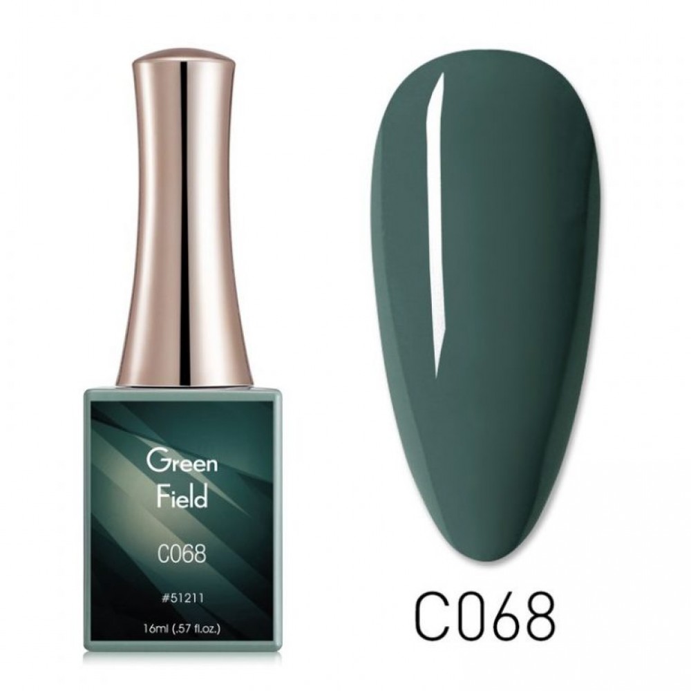 Canni Ημιμόνιμο Βερνίκι Νυχιών Green Field C68 ,16ml