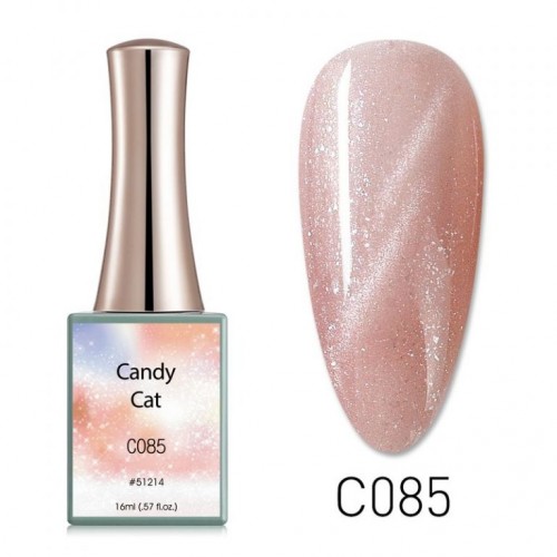 Canni Ημιμόνιμο Βερνίκι Νυχιών Candy Cat C085 ,16ml