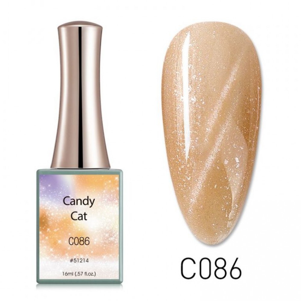 Canni Ημιμόνιμο Βερνίκι Νυχιών Candy Cat C86 ,16ml *