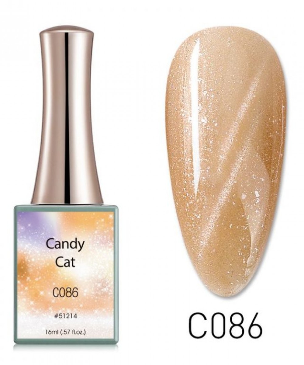Canni Ημιμόνιμο Βερνίκι Νυχιών Candy Cat C86 ,16ml *