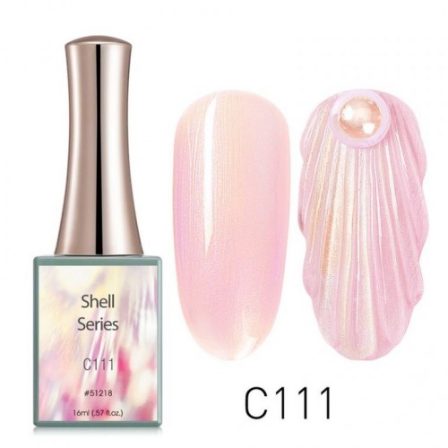 Canni Ημιμόνιμο Βερνίκι Νυχιών Shell C111 ,16ml