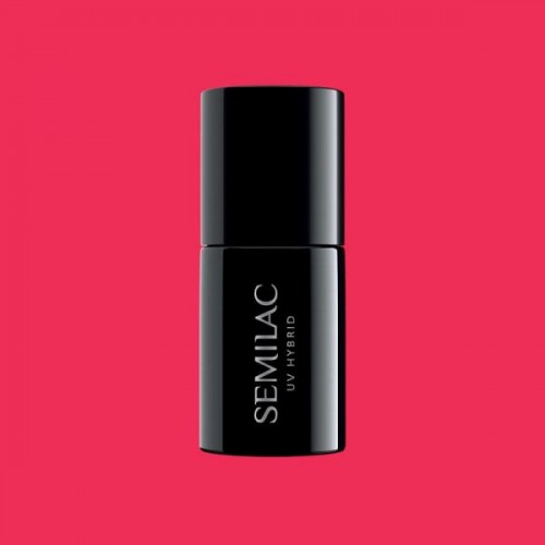 Semilac Ημιμόνιμο Βερνίκι Νυχιών Hubrid 571 Neon Strawberry 7ml