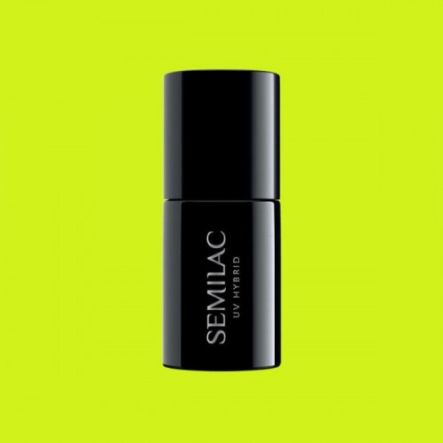 Semilac Ημιμόνιμο Βερνίκι Νυχιών Hubrid 565 Neon Yellow 7ml *
