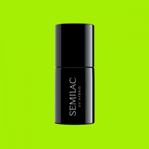 Semilac Ημιμόνιμο Βερνίκι Νυχιών Hubrid 564 Neon Lime 7ml *