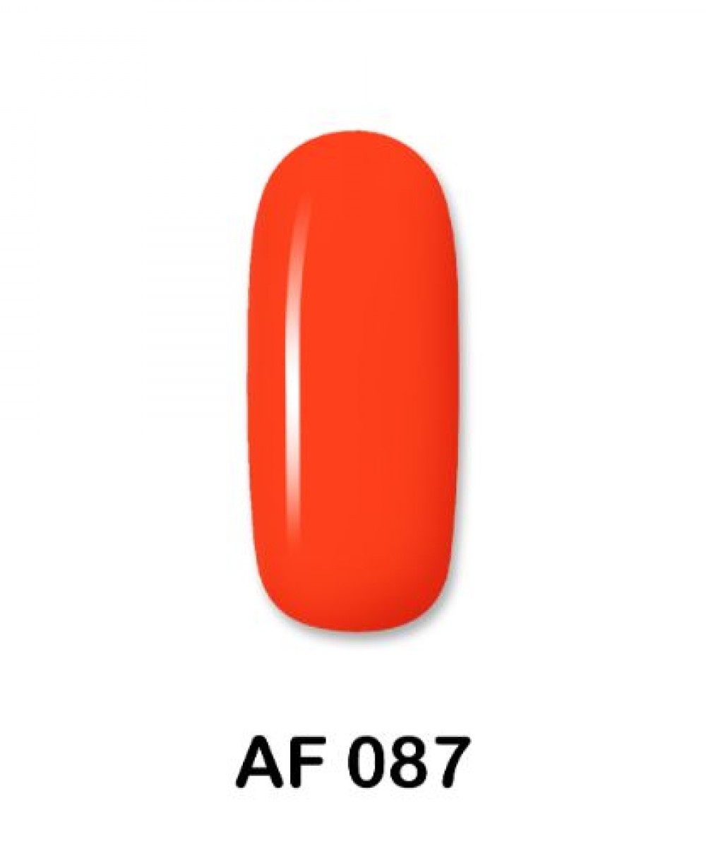 Aloha Ημιμόνιμο Βερνίκι Νυχιών Af 087 Neon Orange Red ,15ml