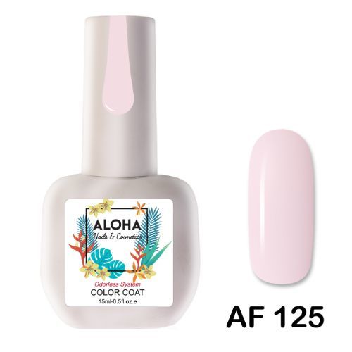 Aloha Ημιμόνιμο Βερνίκι Νυχιών Af125 Very Soft Candy Pink ,15ml
