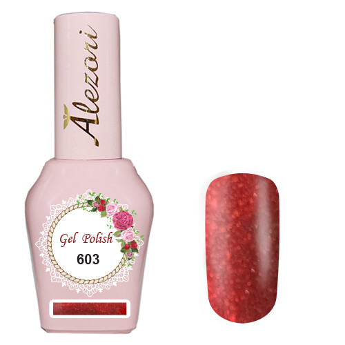 Alezori Ημιμόνιμο Βερνίκι Gel Polish Red Carpet 27 (№603 Glitter Με Παγιέτα) ,15ml