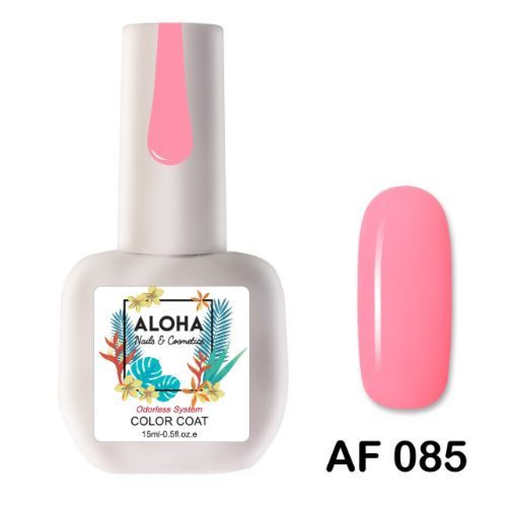 Aloha Ημιμόνιμο Βερνίκι Νυχιών Intense Baby Pink Af 085, 15ml Aloha Ημιμόνιμο Βερνίκι Νυχιών Intense Baby Pink Af 085, 15ml