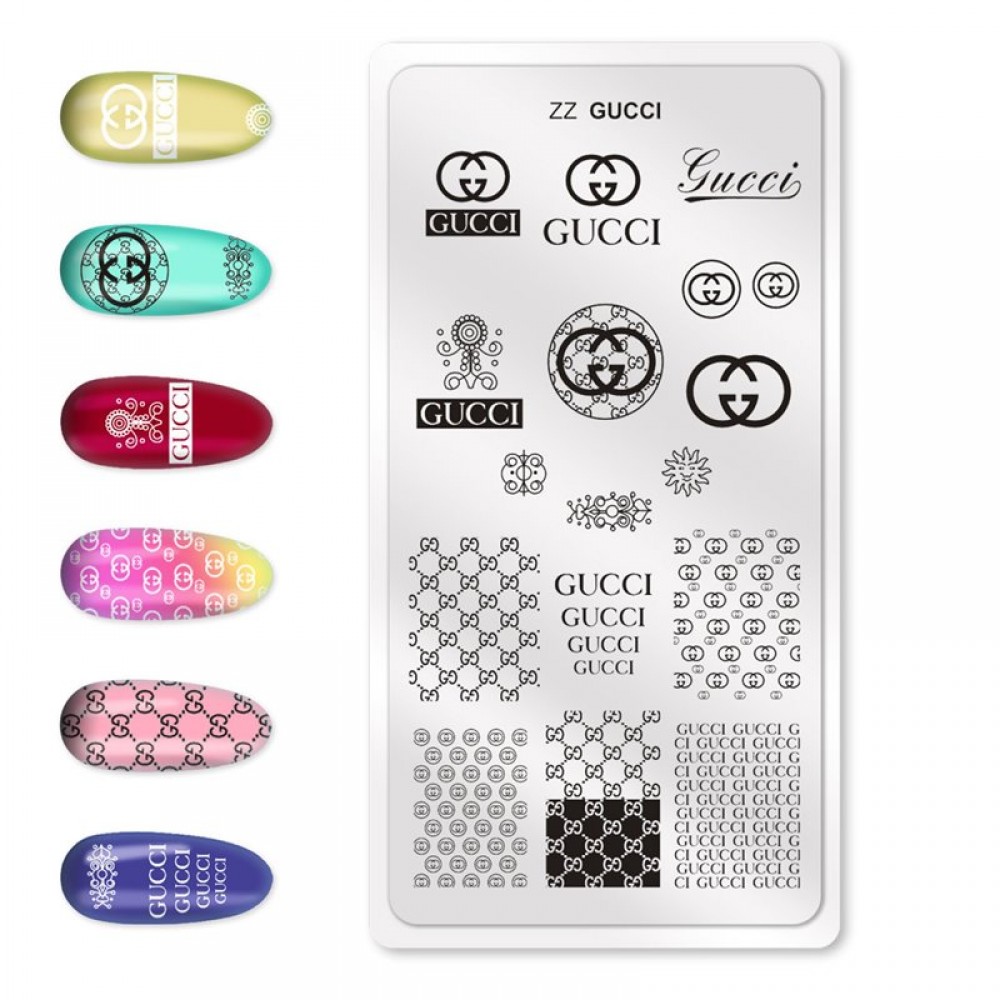 J.K Stamp Plate Zz Gucci (101180)