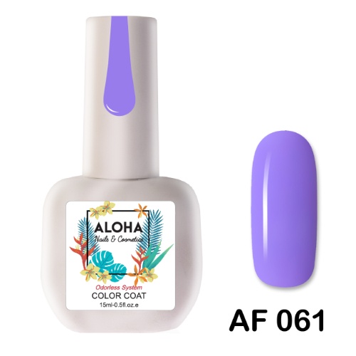 Aloha Ημιμόνιμο Βερνίκι Νυχιών Af061 Violet ,15ml