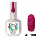 Aloha Ημιμόνιμο Βερνίκι Νυχιών Af108 Ruby Red Glitter ,15ml K Aloha Ημιμόνιμο Βερνίκι Νυχιών Af108 Ruby Red Glitter ,15ml K