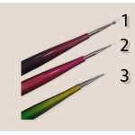 Nm Σετ 3 Πινέλα Nail Art Me Dot (Pzb-049) Nm Σετ 3 Πινέλα Nail Art Me Dot (Pzb-049)