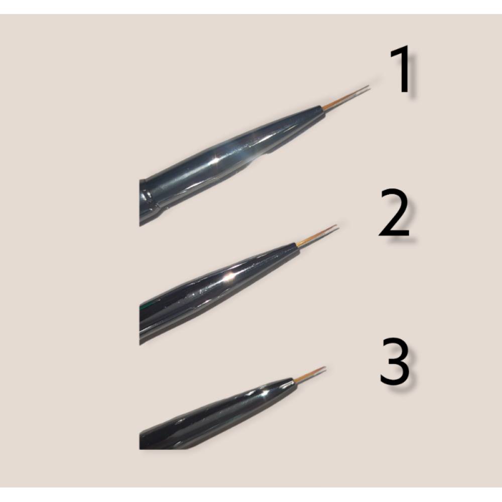 Nm Σετ 3 Πινέλα Nail Art Me Dot (Pzb-049) Nm Σετ 3 Πινέλα Nail Art Me Dot (Pzb-049)