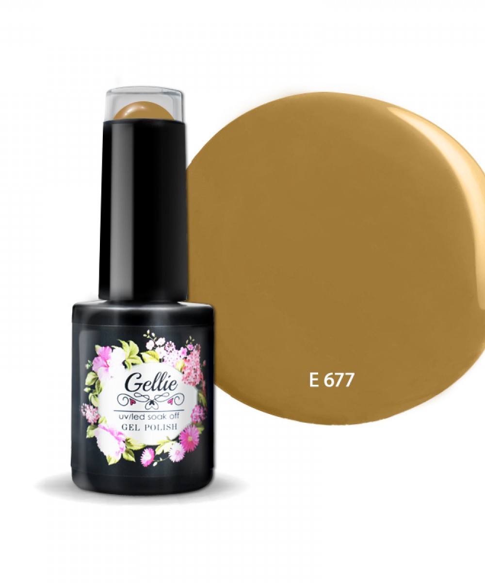 Gellie Ημιμόνιμο Βερνίκι Νυχιών E677 ,10ml