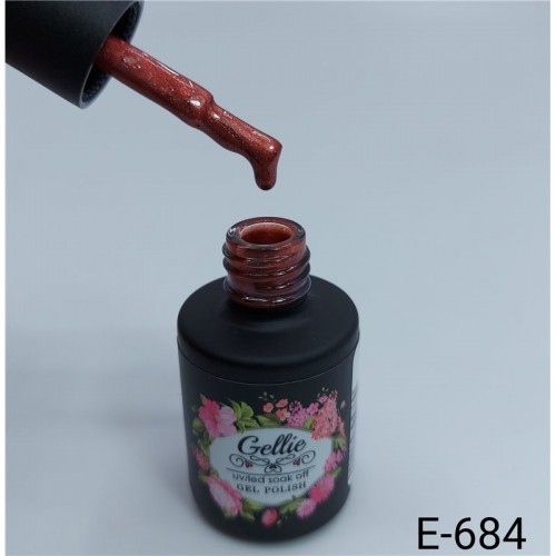 Gellie Ημιμόνιμο Βερνίκι Νυχιών E684 ,10ml *