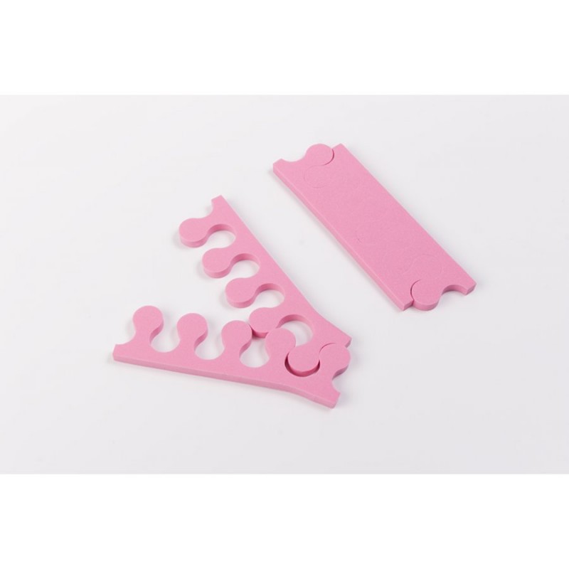 Sof Διαχωριστικά Δακτύλων Ροζ 100 Ζευγάρια Foam Toe Seperator
