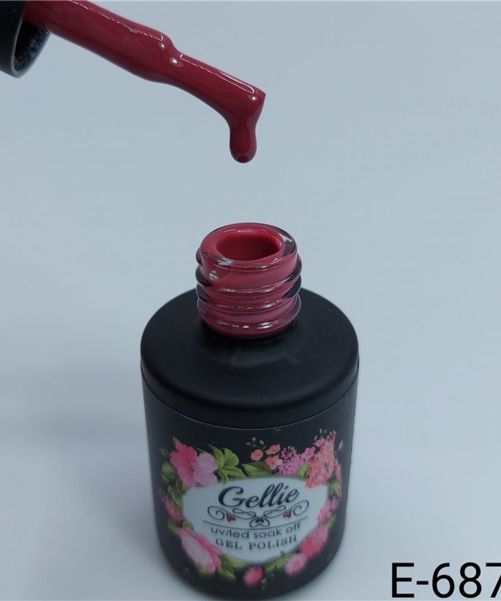 Gellie Ημιμόνιμο Βερνίκι Νυχιών E687 ,10ml