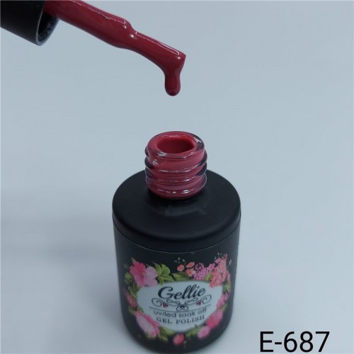 Gellie Ημιμόνιμο Βερνίκι Νυχιών E687 ,10ml